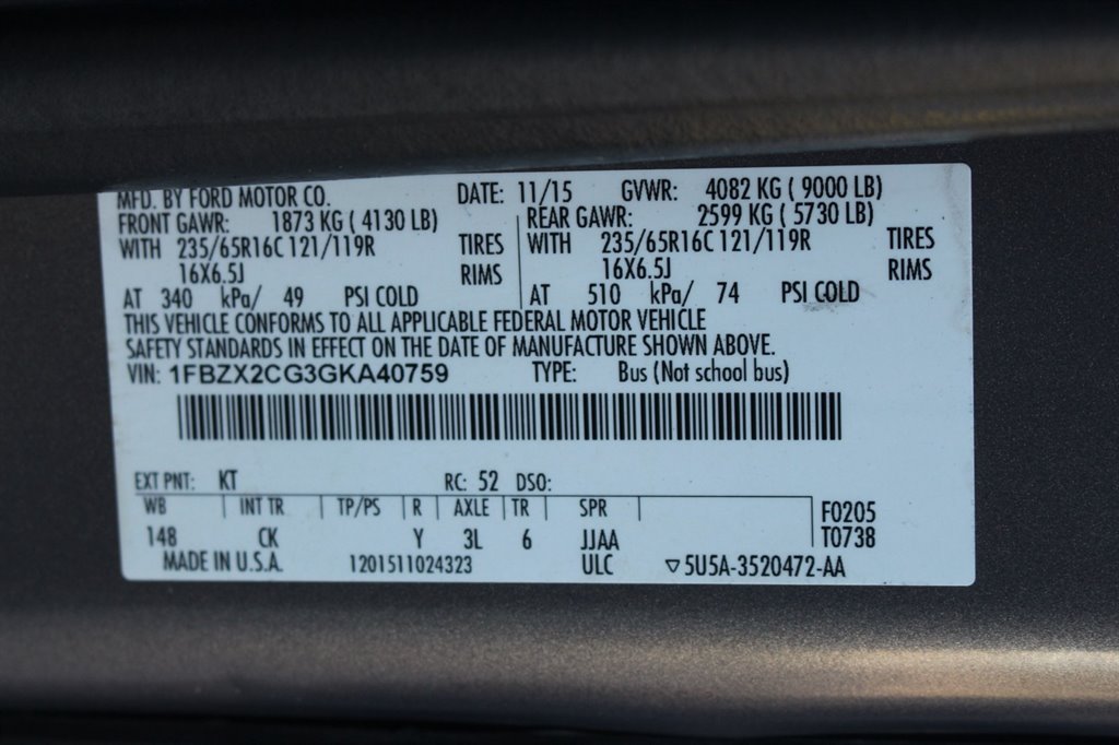 2016 Ford Transit XLT - Photo 80
