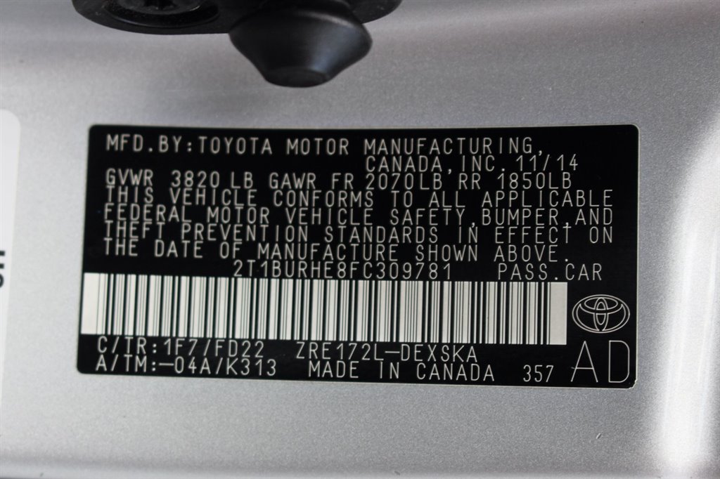 2015 Toyota Corolla S Plus - Photo 49